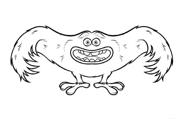 Раскраска монстры