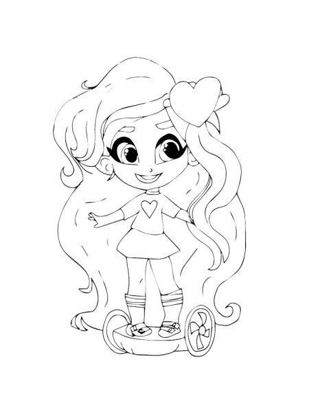 Hairdorables куклы раскраска