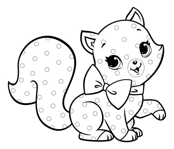 Раскраски Шарлотта Земляничка питомцы