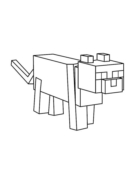 Раскраска майнкрафт