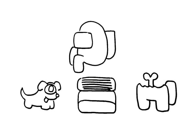 Амонг АС раскрашивать