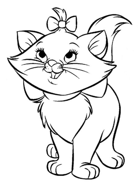 Раскраска кот