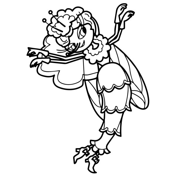 Чуковский раскраски к сказкам Муха Цокотуха