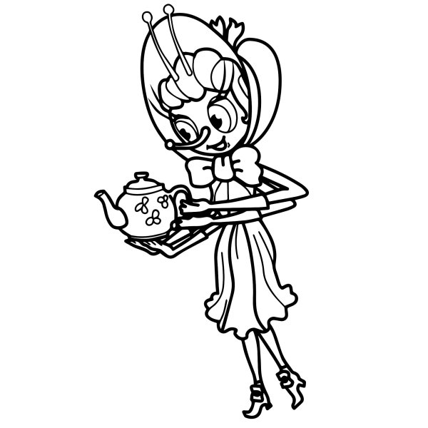 Чуковский раскраски к сказкам Муха Цокотуха