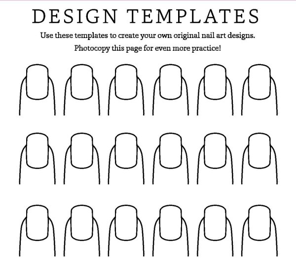 Ногти раскраска