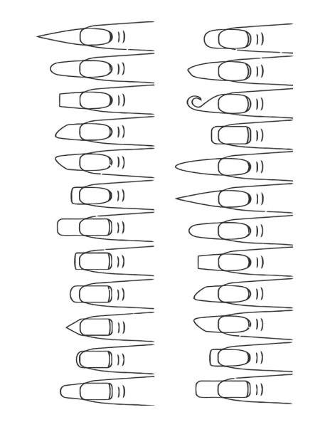 Ногти раскраска