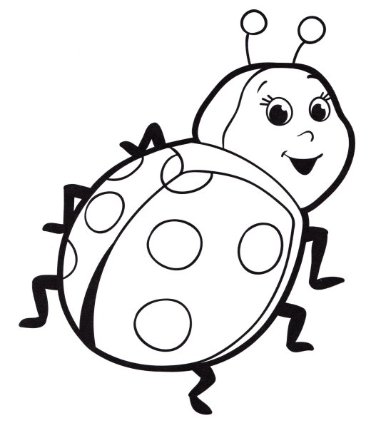 Гастон Божья коровка раскраска