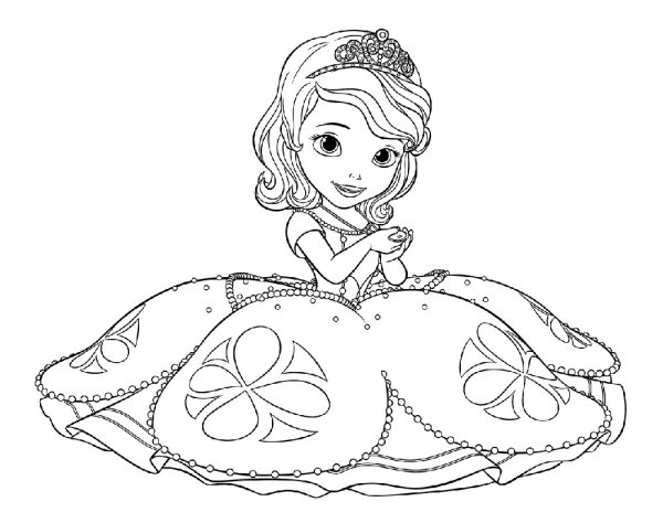 Раскраски принцессы Диснея Ариэль