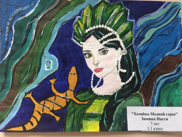 Раскраска к сказу медной горы хозяйка