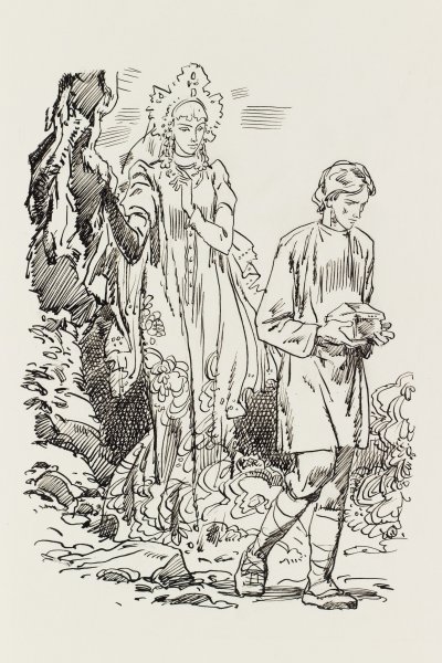 Бажов хозяйка медной горы раскраска