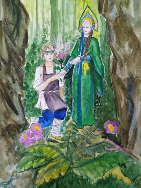 Бажов хозяйка медной горы раскраска