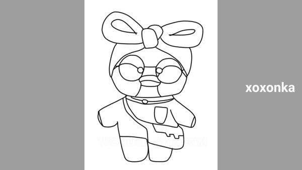 Уточка лалафанфан рисунок срисовка лалафанфан