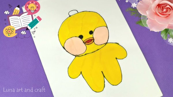 Срисовка уточки lalafanfan