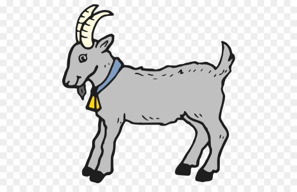 Коза раскраска