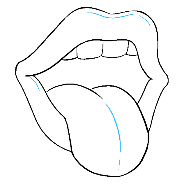 Губы для раскрашивания