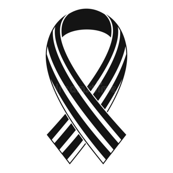 Георгиевская ленточка нарисова