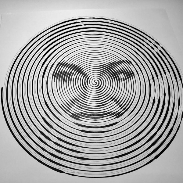 Раскраска спиралька