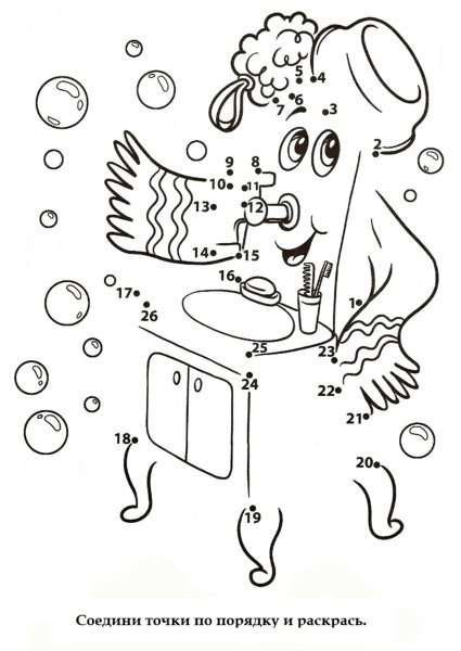 Сказки Чуковского раскраски Мойдодыр