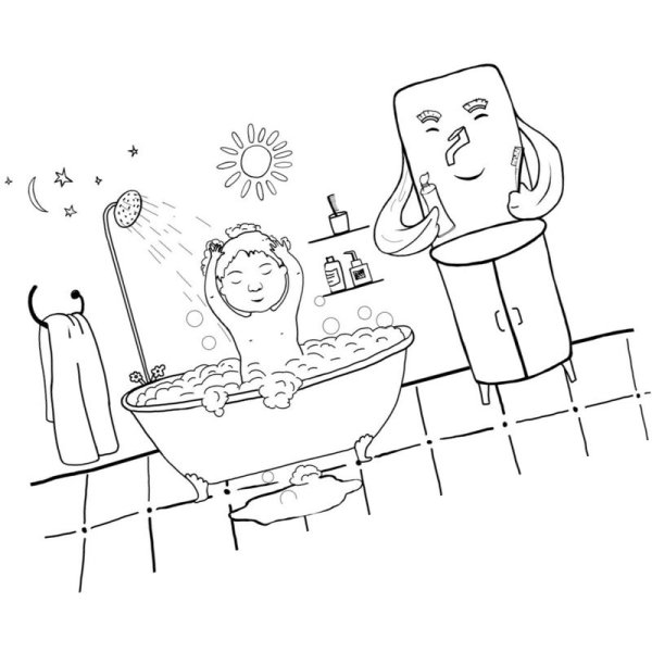 Раскраска Мойдодыр Чуковский