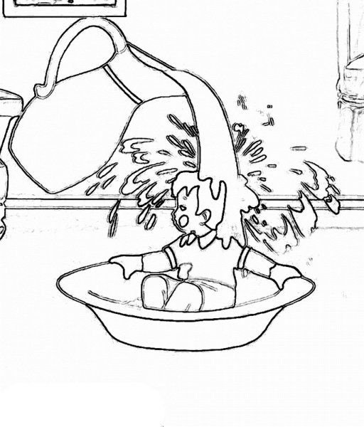 Корней Чуковский Мойдодыр раскраска