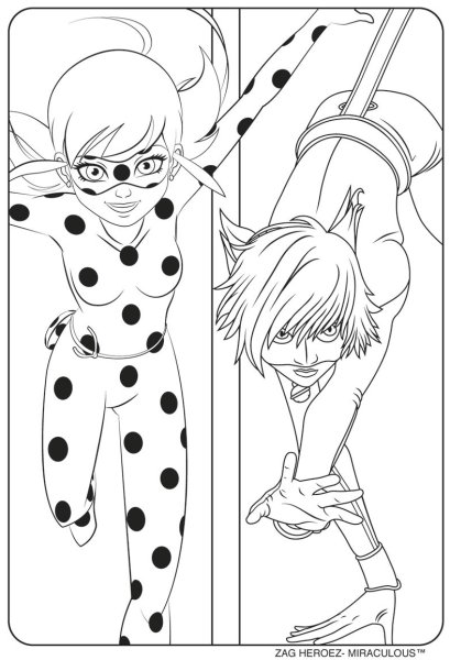 Закраски леди баг