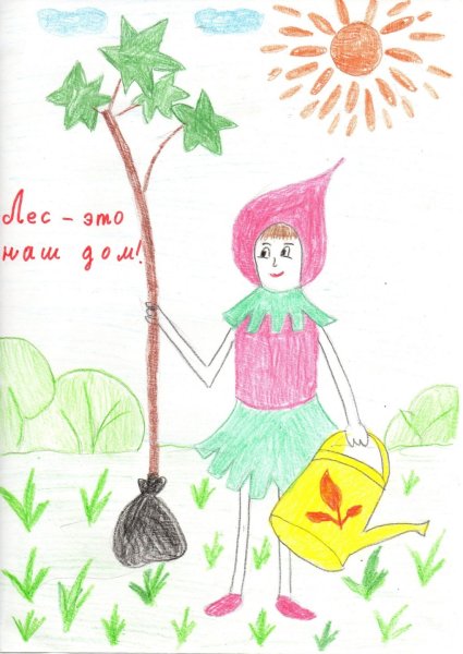 Конкурс рисунков сказочных героев Эколята