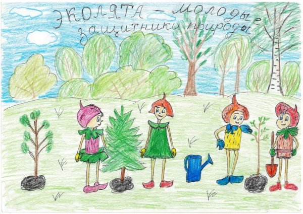 Эколята раскраска