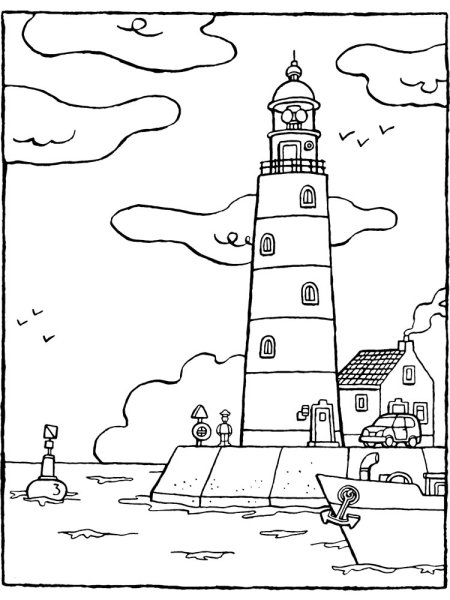 Раскраска достопримечательности