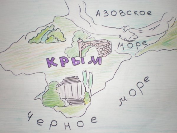 Крым и Россия рисунки