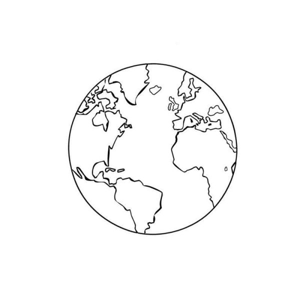 Трафарет земли