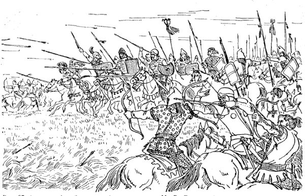 Скифская конница в бою