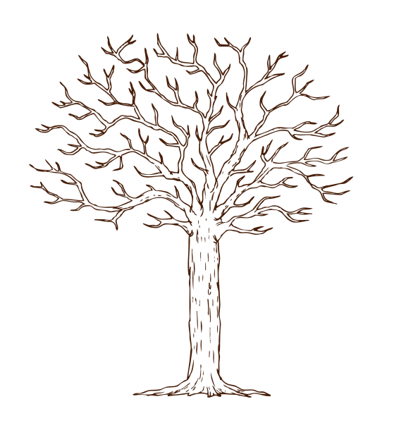 Трафарет "дерево"