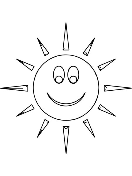 Солнышко для вырезания