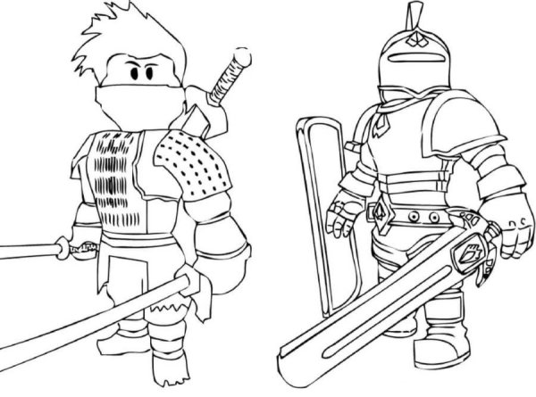 Раскраски для мальчиков РОБЛОКС