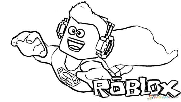 Раскраска РОБЛОКС