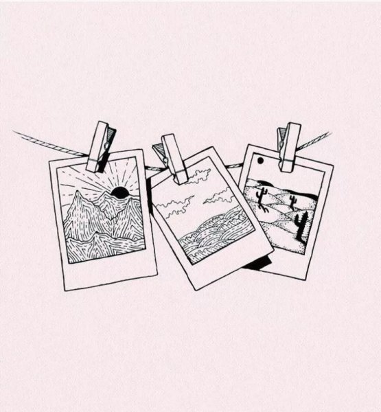 Лёгкие рисунки для скетчбука карандашом