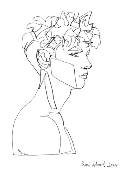 Рисунки карандашом одной линией