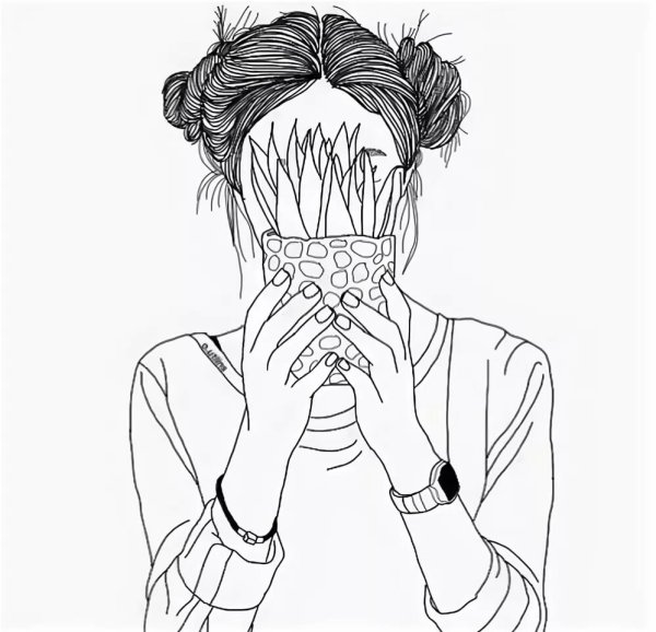 Рисунки в стиле тумблер