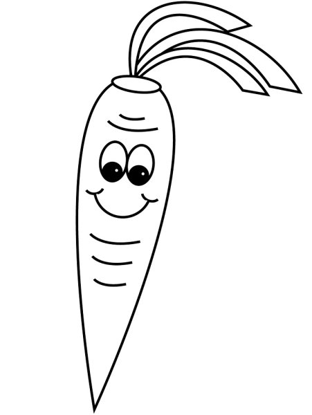 Овощи контуры для детей