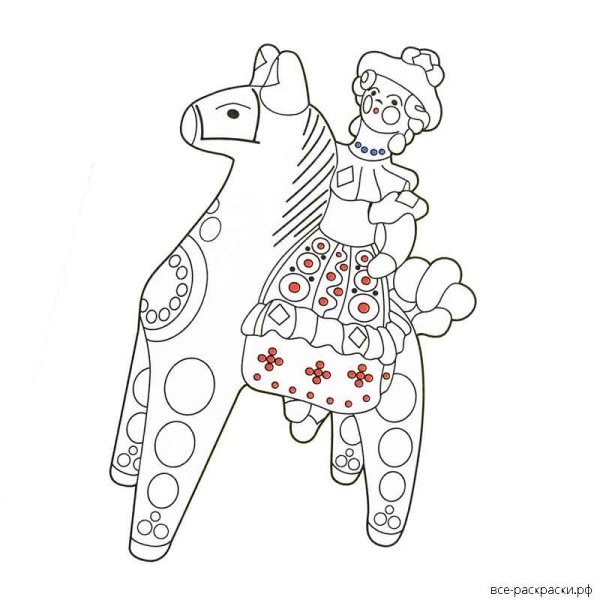 Олешек Дымковская игрушка