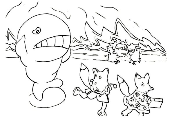 Путаница Чуковский раскраска