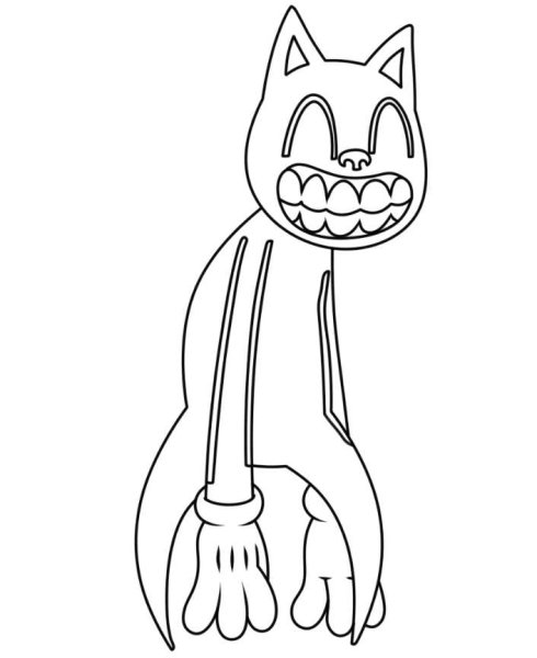 Раскраски Картун кета