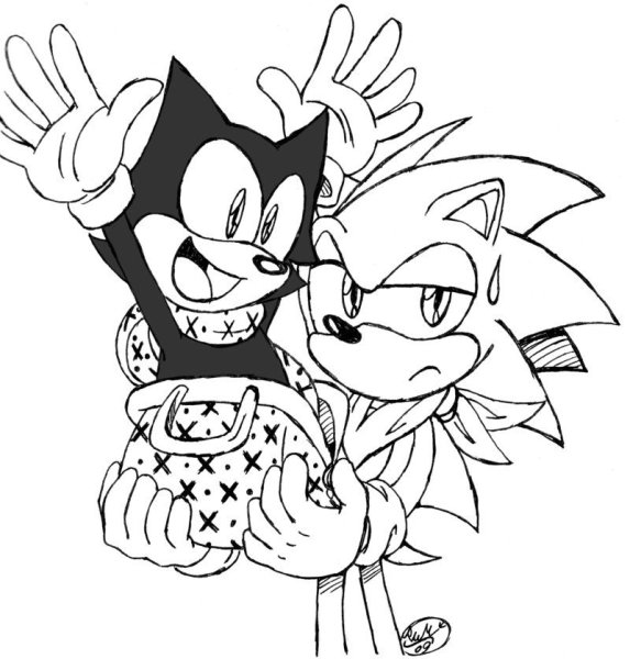 Кот Феликс и Соник