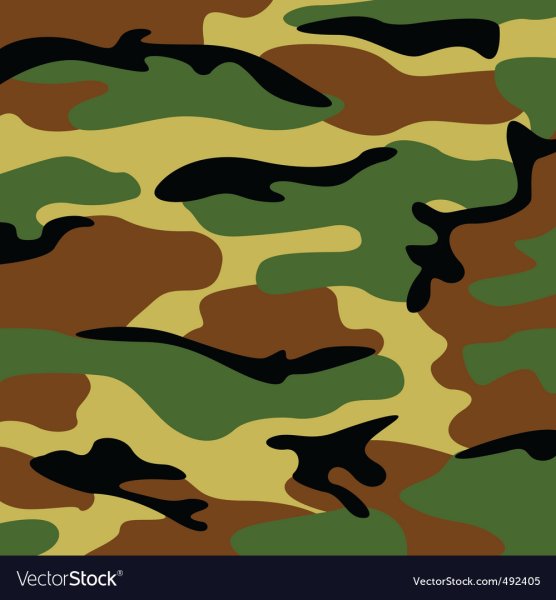 Трафарет защитного цвета