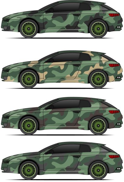 Камуфляж раскраска