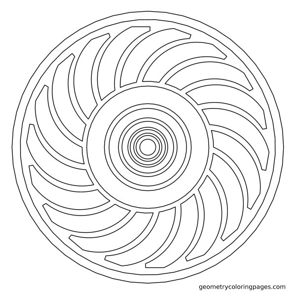 Спиральная Мандала