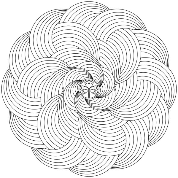 Раскраски антистресс узоры