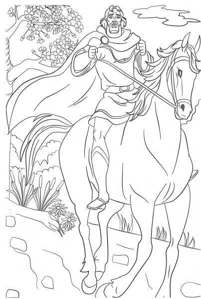 Александр Невский Куликовская битва рисунок