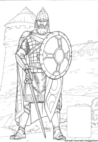 Александр Невский Ледовое побоище раскраска