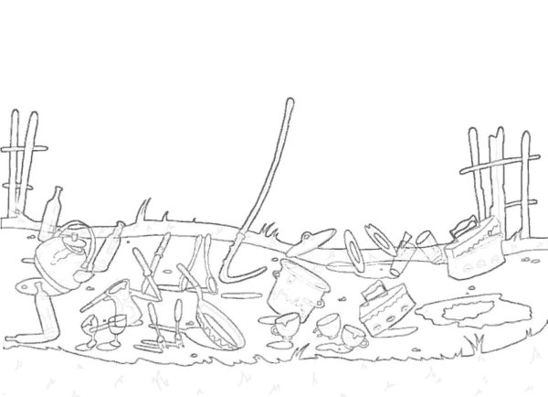 Иван Иваныч самовар раскраска